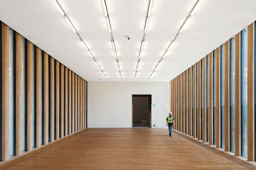 M+ 南展廳擁有超大展覽空間 （圖片由Herzog & de Meuron提供）