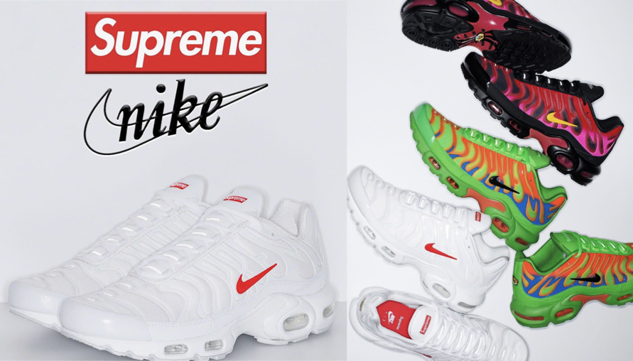 壓軸登場！Supreme x Nike Air Max Plus 最新配色White Red問世，白色控怎麼受得了！