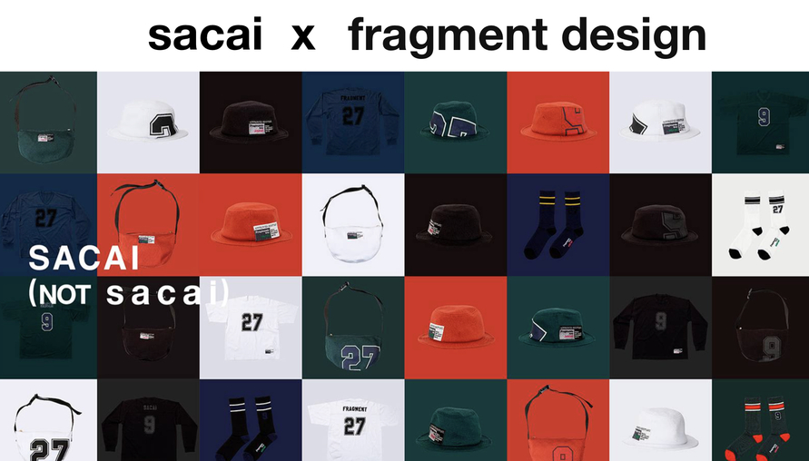 潮流教父尬上潮流新趨勢，兩大日本品牌強勢襲來，sacai x fragment design推出聯名商品