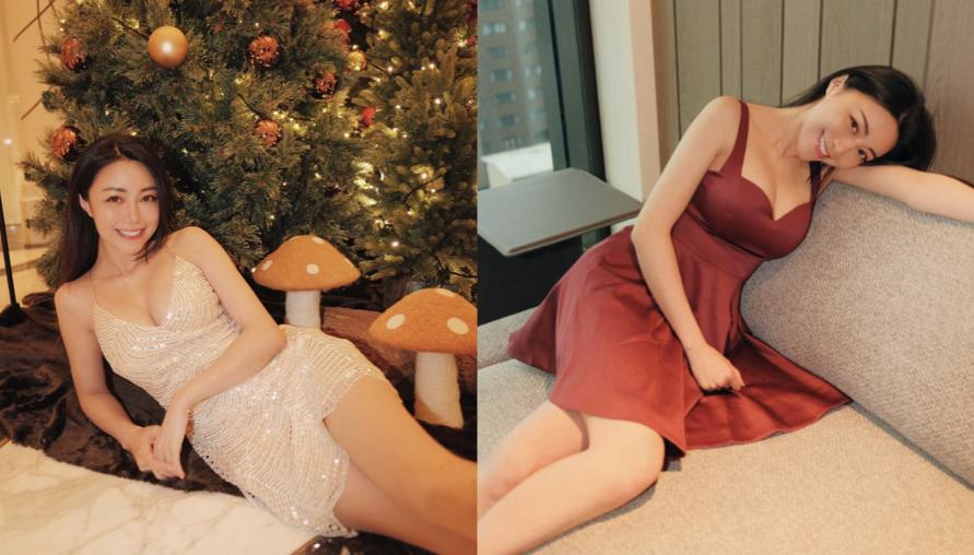 時尚女王「Emily Lee」穿上訂製禮服曲線畢露，集高雅與性感於一身的誘人繆思