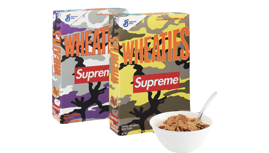 我早餐都吃 Supreme 啦！不吃早餐才是一件很嘻哈的事？Supreme x Wheaties早餐麥片，讓你從早就一身潮味！