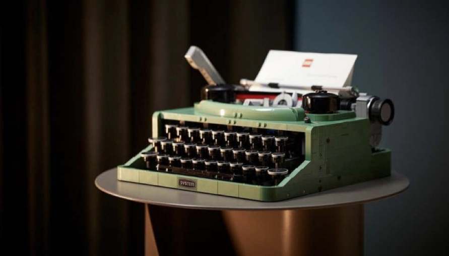 哪來的藝術品 樂高IDEAS精緻復古打字機 絕對不是模型 永遠只有樂高能超越樂高
