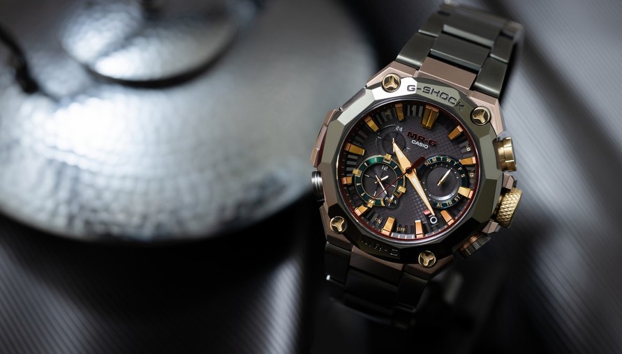 日本傳統工藝呈現武士道美學與精神，G-Shock 頂級錶型 MR-G 推出 25 週年限定版「華婆娑羅」錶款！限量四百枚