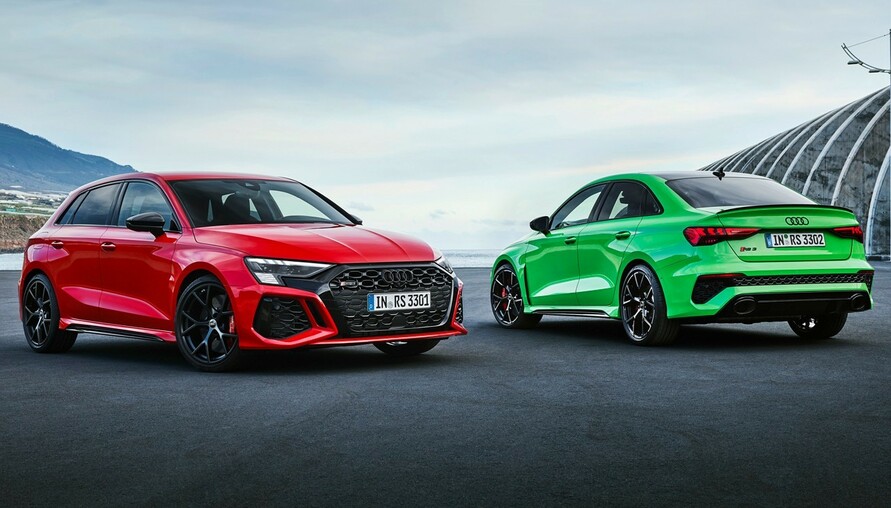 又是一次兩台，新世代鋼砲王降臨！Audi 正式發表全新 2022 年式樣 RS3 Sportback、Sedan 車型，侵略感十足包君滿意