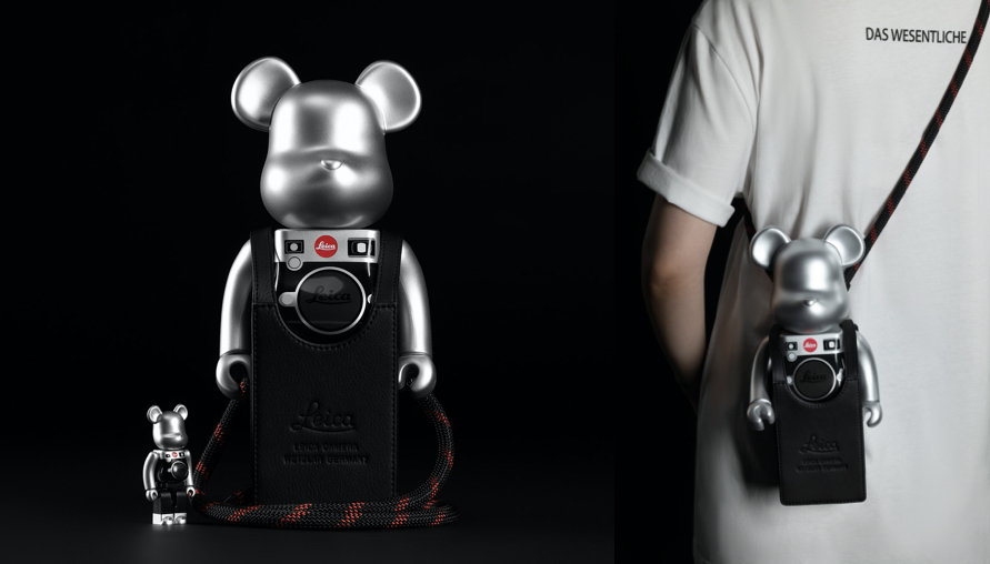 經典萊卡與潮流熊熊的美好相遇，Leica x Medicom Toy BE@RBRICK「M」正式登場！可斜背的攜帶型熊熊初登場