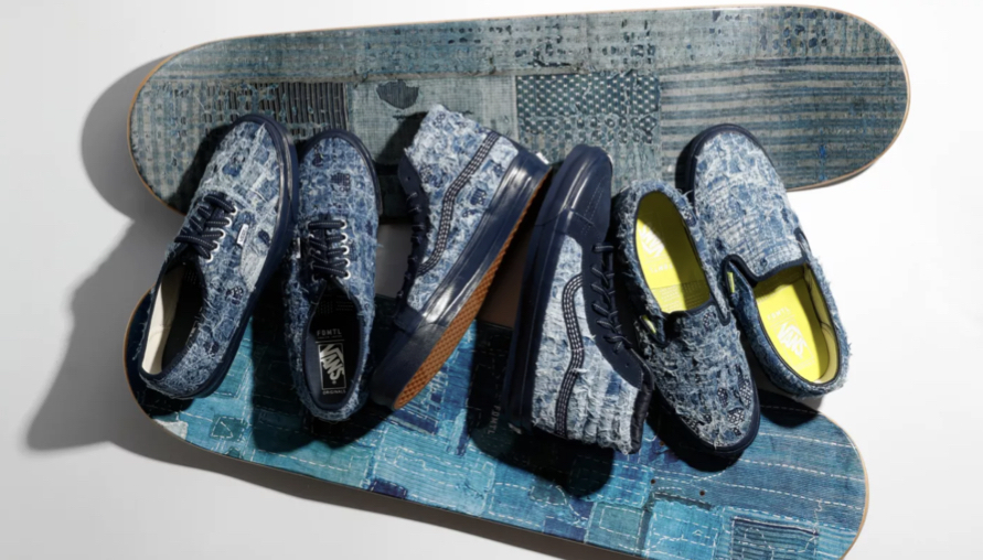 高端支線最新力作，Vault by Vans x FDMTL 最新聯名鞋款登場！日本傳統技藝工法結合做舊丹寧，板鞋也吹起日式風！