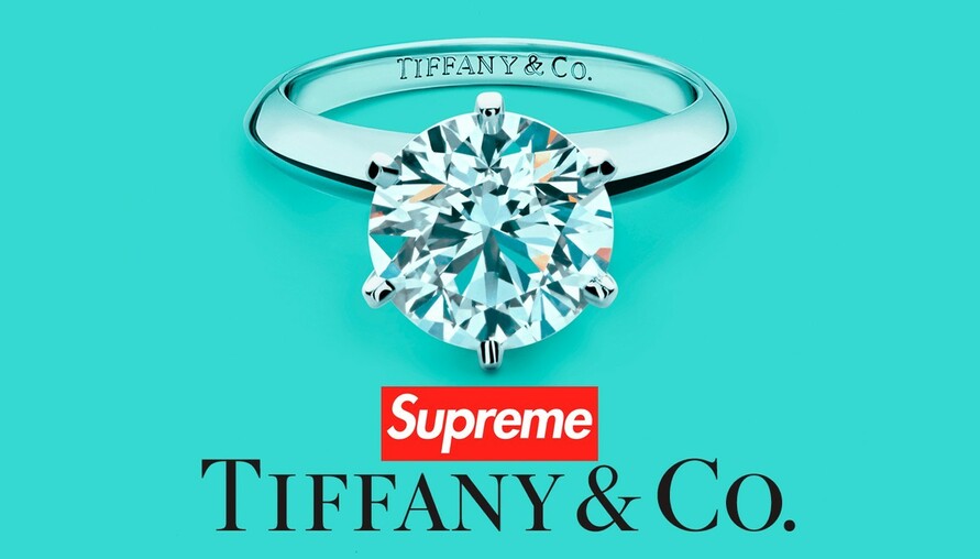 抱歉了錢錢！傳言Supreme 將和 Tiffany & Co. 推出首個聯名系列，高級珠寶品牌和潮流龍頭靠攏 震撼業界或成今年度最大驚喜？