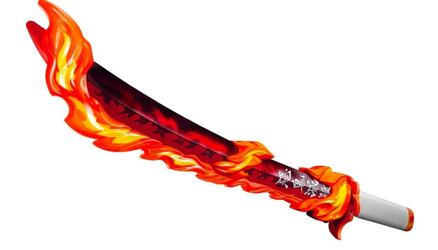 大哥沒有輸！BANDAI 推出《鬼滅の刃》「炎柱」燃燒日輪刀，將近 60 公分、自帶配樂語音會不會太認真了！