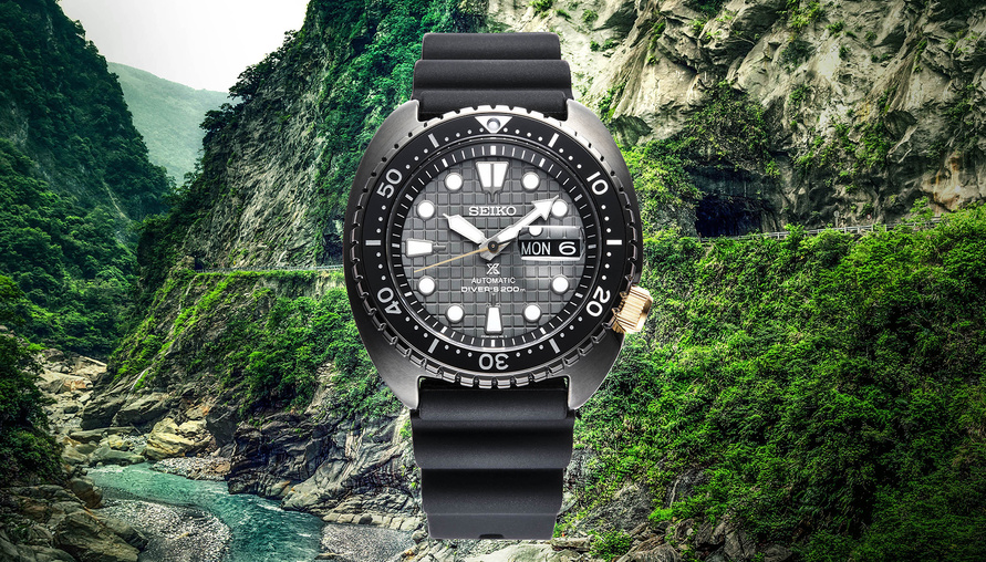Seiko 旗下專業運動錶系列Prospex 推出限量 500 枚「台灣大魯閣」全新錶款！獨特仿石格紋美如奇景！