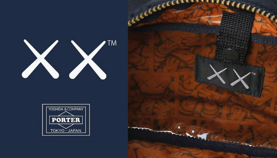 新店開幕先來點好貨！KAWS x PORTER 最新聯名曝光，兩大品牌標誌性特色包款一次收！