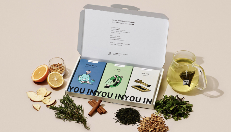 喝茶只能選台灣的？日本茶葉品牌「YOU IN」情緒茶葉包結合藝術 讓你療癒、快樂又放鬆