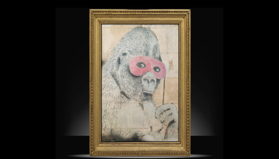再度 NFT 拍賣！Banksy 作品《Gorilla in a Pink Mask》現身，還有機會抽獎聽起來會不會太快樂？