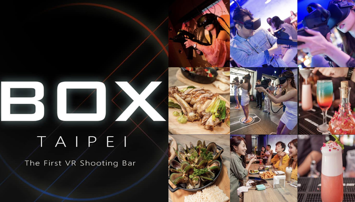 帶你進入超科技奇幻時空「BOX Taipei」全台首創，VR體感競技餐酒館，酒精微醺之際也要動起來！