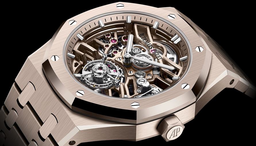時尚與工藝的頂尖交織：全新「沙金」材質 Royal Oak 系列腕錶登場